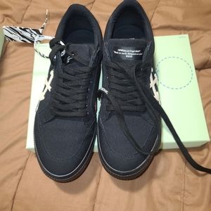 Off-white sneakers, black, size 9.5